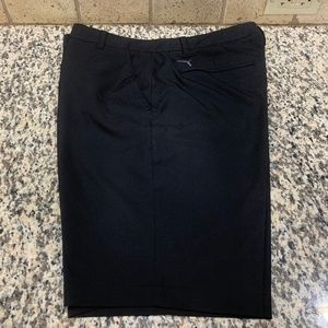 PUMA Men's Golf Shorts NWOT Black Size 36 Straight Front 100% Cotton